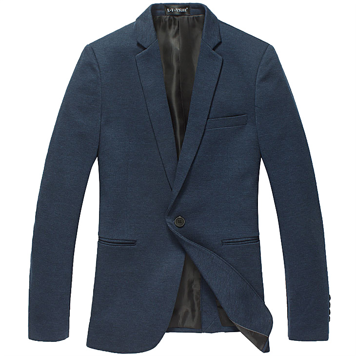 2023 PILAEO tissu mince coréenne style Bleu Blazer Slim Jacket | PILAEO