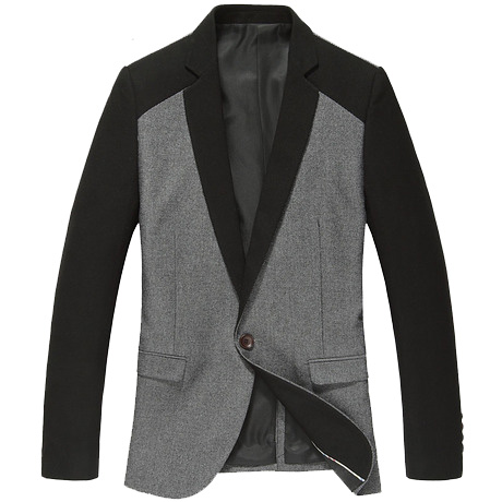2023 Sophisticated Color Design Korean Fashion Gray Blazer Jacket | PILAEO