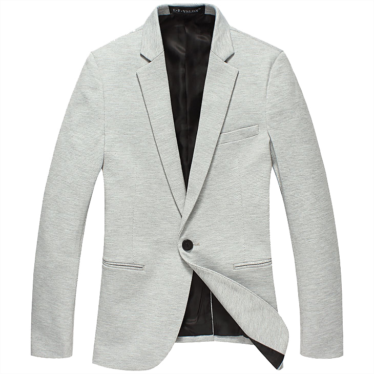2023 Sophisticated Polka Dot Korean Thin Light Gray Blazer Jacket | PILAEO