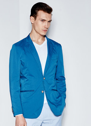 2023 Paris Blue Lightweight Fashion Blazer | PILAEO
