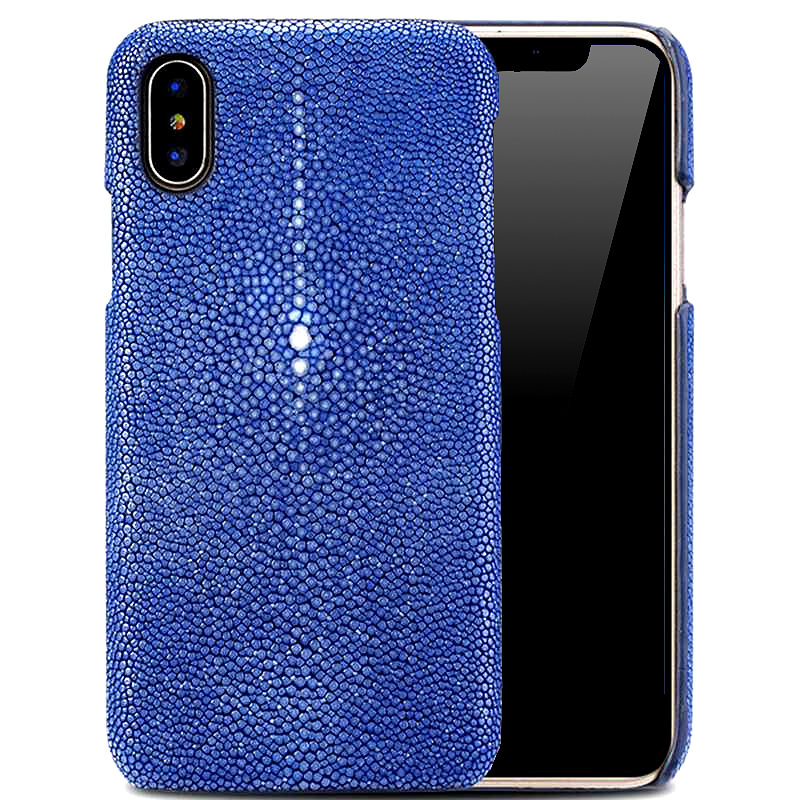 2023 Sapphire Blue Stingray iPhone X Case | PILAEO