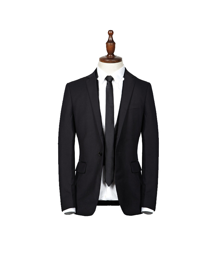 2023 Hommes ultra-sophistiqués authentique Veste noire style Slim Bla | PILAEO
