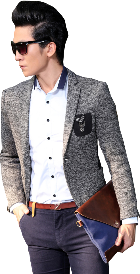 2023 High End Gentleman Fashion Grey Blazer | PILAEO