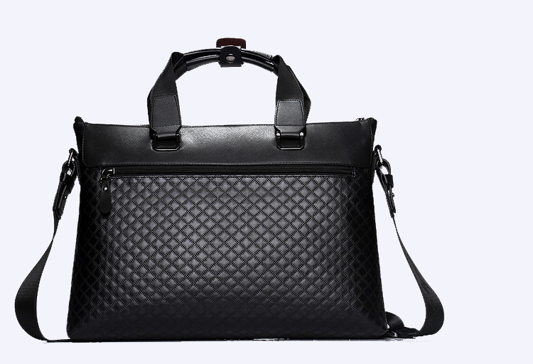 2023 Stylish Business Casual Diagonal Cross-Section Black Bag | PILAEO