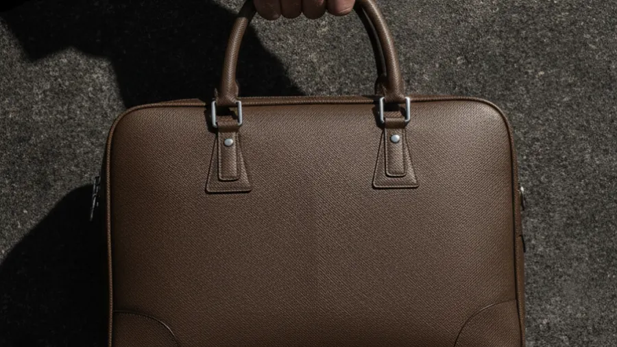 how to style briefcases, Elegant Mens Business Shoulder Messenger Brown Bag 5TLZSMV3PI
