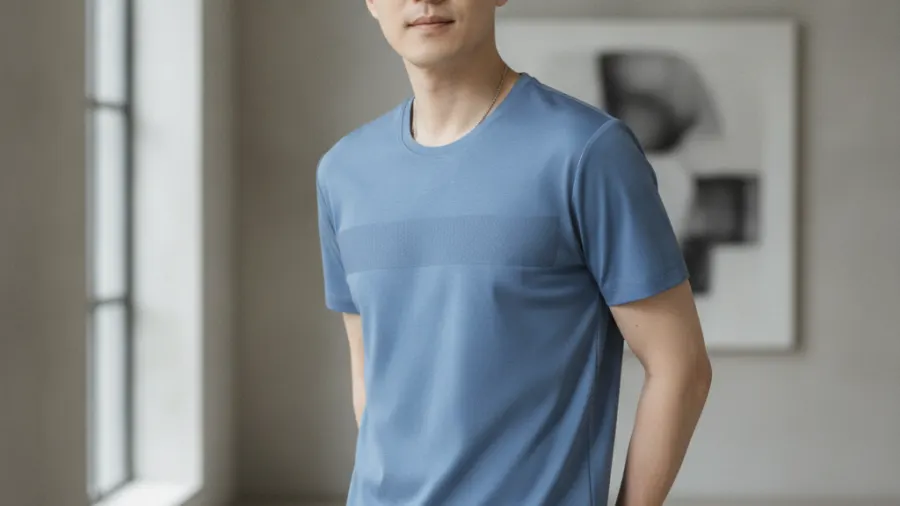 t shirts outfits for weddings, Superior Cotton Sky Blue Luxury Mens Modern T-Shirt
