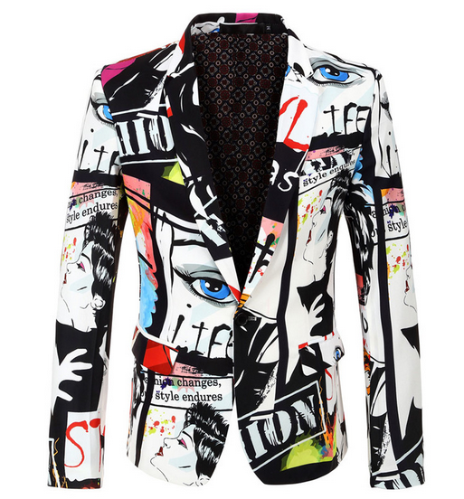 2023 Fashion Luxury Mens Fancy Blazer Jacket | PILAEO