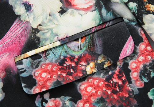 PILAEO Luxury Colorful New Artsy Floral Mens Blazer — view 6