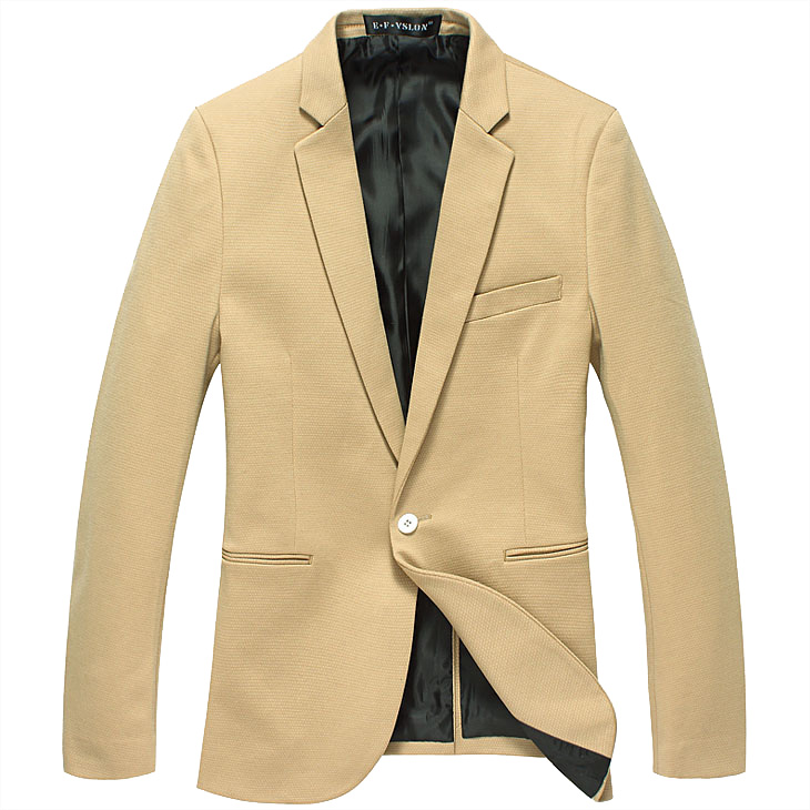Sophisticated Polka Dot Korean Thin Section Khakhi Blazer Jacket