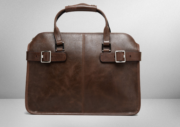 Vintage Brown London Trend Mens Leather Luxury Briefcase Bag