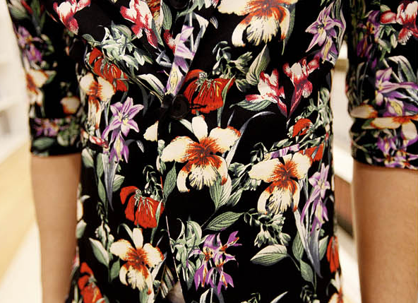 Interesting Floral Print PILAEO Blazer — view 5