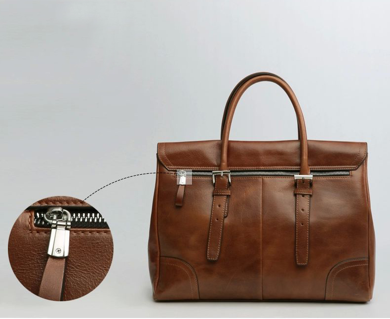 2023 Mens Business Casual Leather Brown Shoulder Bag ZB14M4C8PI | PILAEO